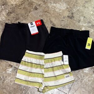 Women’s - NWT - 3 pair Short bundle - (size X-small)